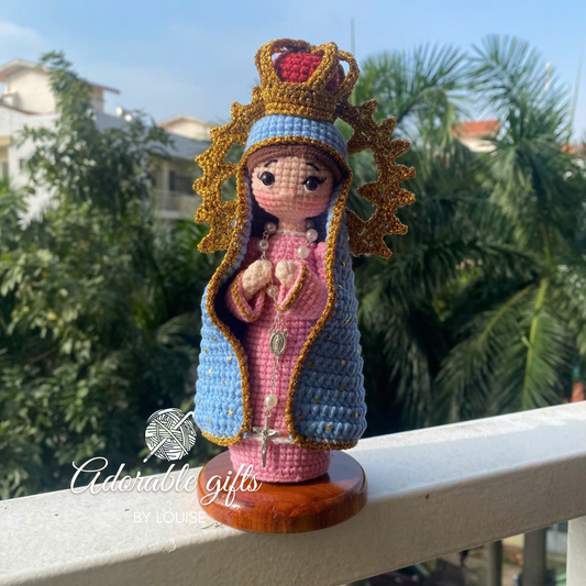 Handmade Crochet Our Lady of Fatima Doll – Catholic Amigurumi Gift